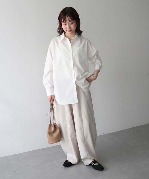 earth music&ecology(アースミュージックアンドエコロジー)の「【2026SS】スタンダードシャツ(シャツ/ブラウス・レディース・ピンク系その他/ブルー/オフホワイト/ブルー系その他6・FREE)」の18枚目の写真