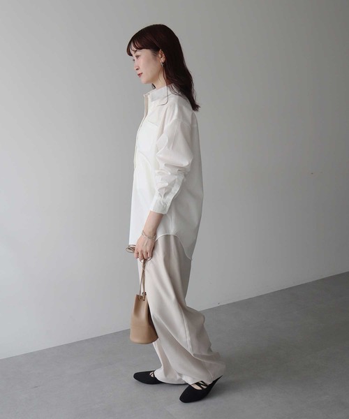 earth music&ecology(アースミュージックアンドエコロジー)の「【2026SS】スタンダードシャツ(シャツ/ブラウス・レディース・ピンク系その他/ブルー/オフホワイト/ブルー系その他6・FREE)」の19枚目の写真