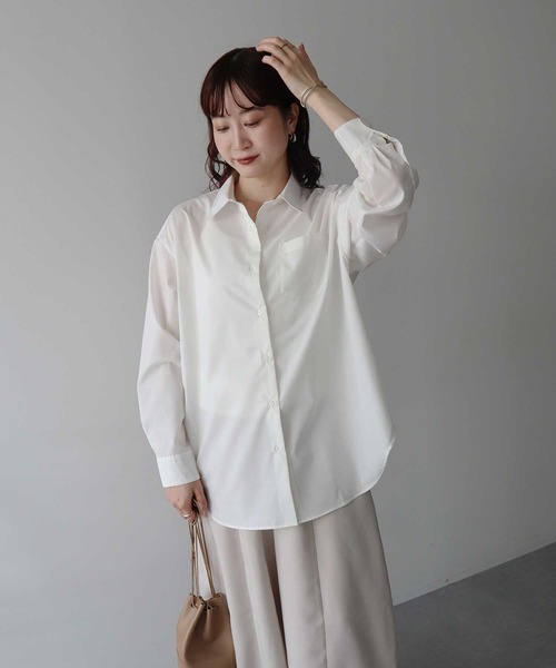 earth music&ecology(アースミュージックアンドエコロジー)の「【2026SS】スタンダードシャツ(シャツ/ブラウス・レディース・ピンク系その他/ブルー/オフホワイト/ブルー系その他6・FREE)」の16枚目の写真