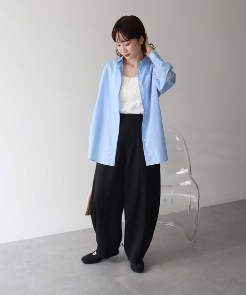 earth music&ecology(アースミュージックアンドエコロジー)の「【2026SS】スタンダードシャツ(シャツ/ブラウス・レディース・ピンク系その他/ブルー/オフホワイト/ブルー系その他6・FREE)」の10枚目の写真