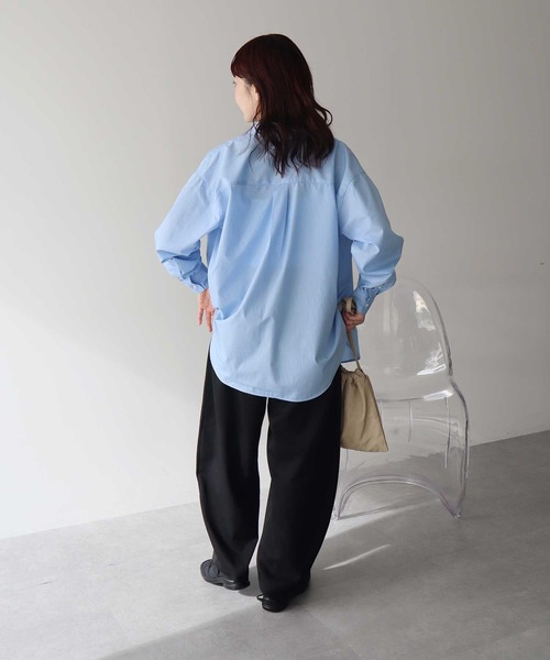 earth music&ecology(アースミュージックアンドエコロジー)の「【2026SS】スタンダードシャツ(シャツ/ブラウス・レディース・ピンク系その他/ブルー/オフホワイト/ブルー系その他6・FREE)」の11枚目の写真