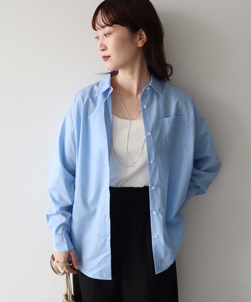 earth music&ecology(アースミュージックアンドエコロジー)の「【2026SS】スタンダードシャツ(シャツ/ブラウス・レディース・ピンク系その他/ブルー/オフホワイト/ブルー系その他6・FREE)」の6枚目の写真