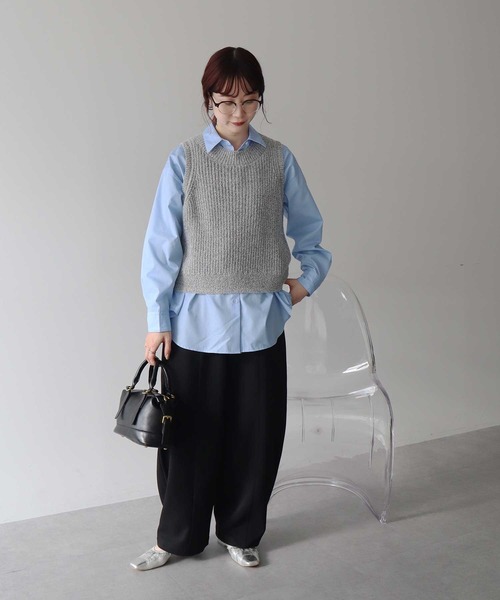 earth music&ecology(アースミュージックアンドエコロジー)の「【2026SS】スタンダードシャツ(シャツ/ブラウス・レディース・ピンク系その他/ブルー/オフホワイト/ブルー系その他6・FREE)」の14枚目の写真
