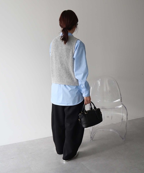earth music&ecology(アースミュージックアンドエコロジー)の「【2026SS】スタンダードシャツ(シャツ/ブラウス・レディース・ピンク系その他/ブルー/オフホワイト/ブルー系その他6・FREE)」の15枚目の写真