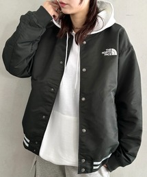Outfitter lab（アウトフィッターラボ）の「国内未発売 THE NORTH FACE(ザ・ノースフェイス)/ロゴ刺繍 スタジャン ボンバージャケット ブルゾン/M'S BRETON JACKET（ブルゾン）」