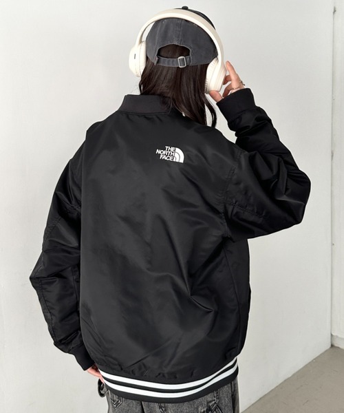 THE NORTH FACE（ザノースフェイス）の「国内未発売 THE NORTH FACE(ザ・ノースフェイス)/ロゴ刺繍 スタジャン ボンバージャケット ブルゾン/M'S BRETON JACKET（ブルゾン・レディース・ネイビー/ブラック/カーキ・M/L/XL/XXL）」の21枚目の写真