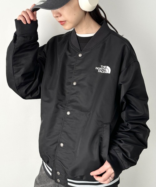 THE NORTH FACE（ザノースフェイス）の「国内未発売 THE NORTH FACE(ザ・ノースフェイス)/ロゴ刺繍 スタジャン ボンバージャケット ブルゾン/M'S BRETON JACKET（ブルゾン・レディース・ネイビー/ブラック/カーキ・M/L/XL/XXL）」の12枚目の写真