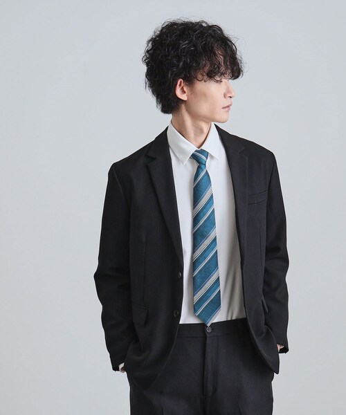 tk.TAKEO KIKUCHI（ティーケータケオキクチ）の「【ボックス付き】シルクネクタイ（ネクタイ・メンズ・ネイビー系4/モスグリーン系2/ネイビー系2/ダークブラウン系4/モスグリーン系4/ライトグレー系2・00）」の14枚目の写真