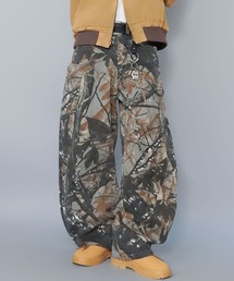 SPINNS | カモフラージュ柄バルーンカーブパンツ/リアルツリー/ 迷彩/ユニセックス(その他パンツ)