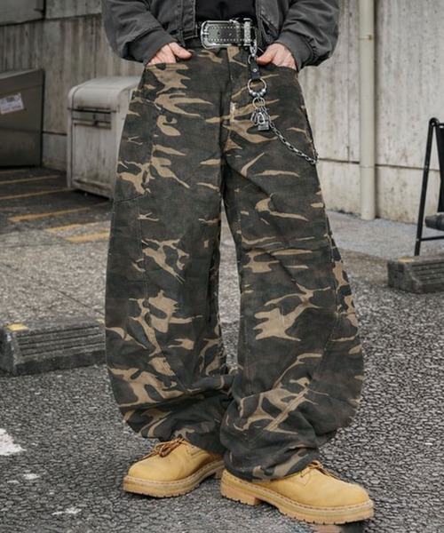 SPINNS（スピンズ）の「カモフラージュ柄パンツ/バルーンカーブシルエット/リアルツリー/ 迷彩/ユニセックス（その他パンツ・メンズ・その他/ウッドランド/リアルツリーカモ・M/L）」の2枚目の写真