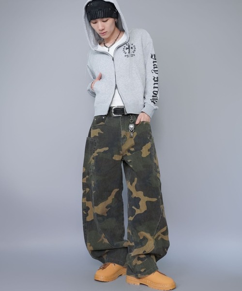 SPINNS（スピンズ）の「カモフラージュ柄パンツ/バルーンカーブシルエット/リアルツリー/ 迷彩/ユニセックス（その他パンツ・メンズ・その他/ウッドランド/リアルツリーカモ・M/L）」の19枚目の写真
