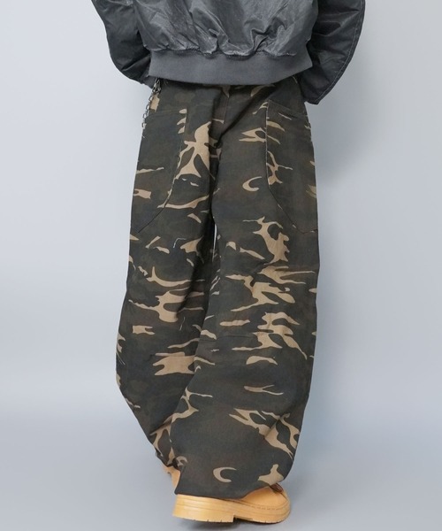 SPINNS（スピンズ）の「カモフラージュ柄パンツ/バルーンカーブシルエット/リアルツリー/ 迷彩/ユニセックス（その他パンツ・メンズ・その他/ウッドランド/リアルツリーカモ・M/L）」の5枚目の写真
