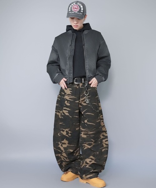 SPINNS（スピンズ）の「カモフラージュ柄パンツ/バルーンカーブシルエット/リアルツリー/ 迷彩/ユニセックス（その他パンツ・メンズ・その他/ウッドランド/リアルツリーカモ・M/L）」の13枚目の写真