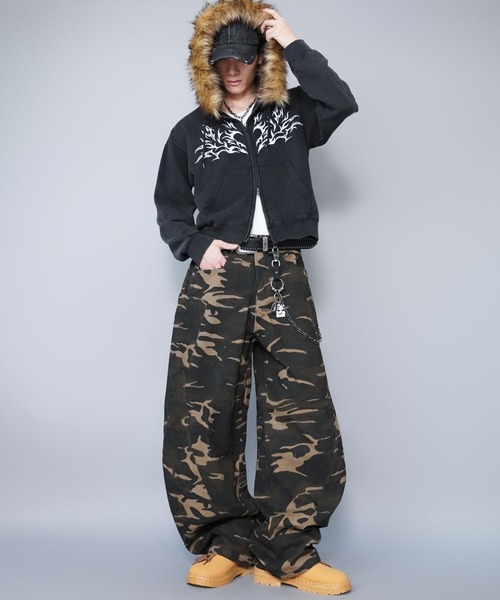 SPINNS（スピンズ）の「カモフラージュ柄パンツ/バルーンカーブシルエット/リアルツリー/ 迷彩/ユニセックス（その他パンツ・メンズ・その他/ウッドランド/リアルツリーカモ・M/L）」の16枚目の写真