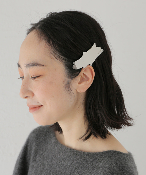 IENA（イエナ）の「HEYEP/ヘイップ Melted Metal Barrette バレッタ HP08125（バレッタ/ヘアクリップ・レディース・シルバー・FREE）」の8枚目の写真