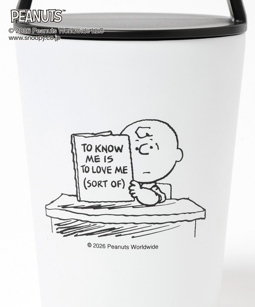 GLOBAL WORK（グローバルワーク）の「PEANUTS/サーモカフェタンブラー/634398（グラス/マグカップ/タンブラー・レディース・ホワイト/ブラック・FREE）」の7枚目の写真