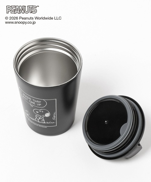 GLOBAL WORK（グローバルワーク）の「PEANUTS/サーモカフェタンブラー/634398（グラス/マグカップ/タンブラー・レディース・ホワイト/ブラック・FREE）」の18枚目の写真