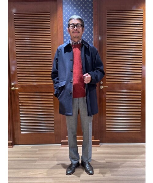 BROOKS BROTHERS(ブルックスブラザーズ)の「シェットランドウール クルーネックセーター(ニット/セーター・メンズ・バーガンディー/ブラウン/パープル・MEDIUM/SMALL/LARGE)」の9枚目の写真