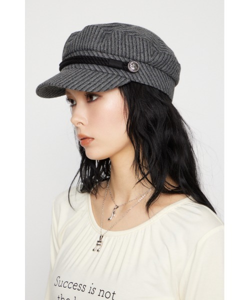 【LAGUAGEM】STRIPE MARINE キャップ グレー STRIPE MARINE キャップ（キャップ）｜LAGUA GEM（ラグアジェム）の
