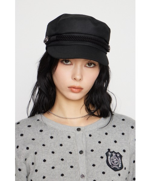 LAGUA GEM(ラグアジェム)の「STRIPE MARINE キャップ(キャップ・レディース・グレー/ブラック・FREE)」の21枚目の写真