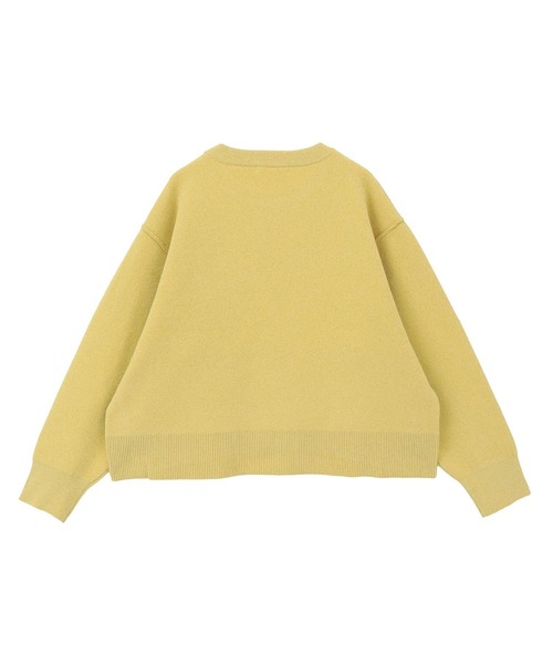 AMERICAN HOLIC（アメリカンホリック）の「【選べる丈】モールニットプルオーバー（ニット/セーター・レディース・アイボリー/ミント/マスタード/ブラック・L/M）」の13枚目の写真