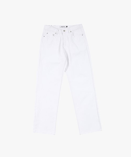 MAKEITTO（メイキット）の「デイリー ワイド ジーンズ (ホワイト)（デニムパンツ・メンズ・その他・S/M/L/XL）」の3枚目の写真