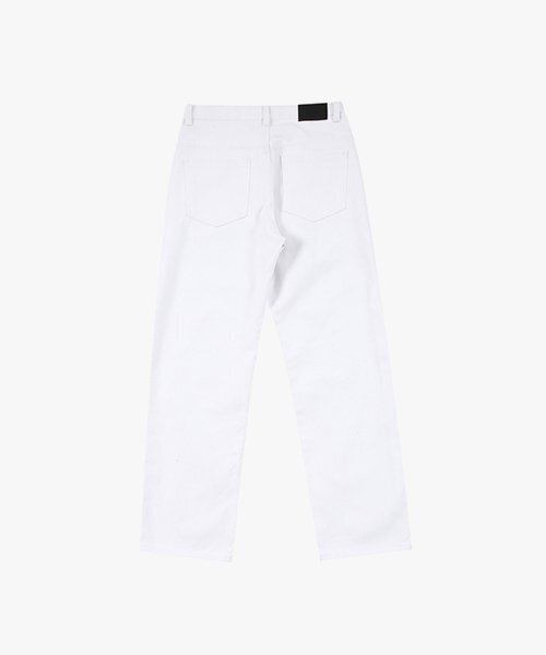 MAKEITTO（メイキット）の「デイリー ワイド ジーンズ (ホワイト)（デニムパンツ・メンズ・その他・S/M/L/XL）」の4枚目の写真