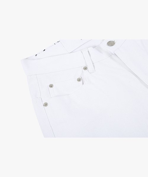 MAKEITTO（メイキット）の「デイリー ワイド ジーンズ (ホワイト)（デニムパンツ・メンズ・その他・S/M/L/XL）」の5枚目の写真