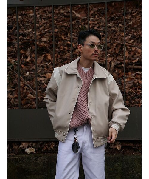 MAKEITTO（メイキット）の「デイリー ワイド ジーンズ (ホワイト)（デニムパンツ・メンズ・その他・S/M/L/XL）」の8枚目の写真