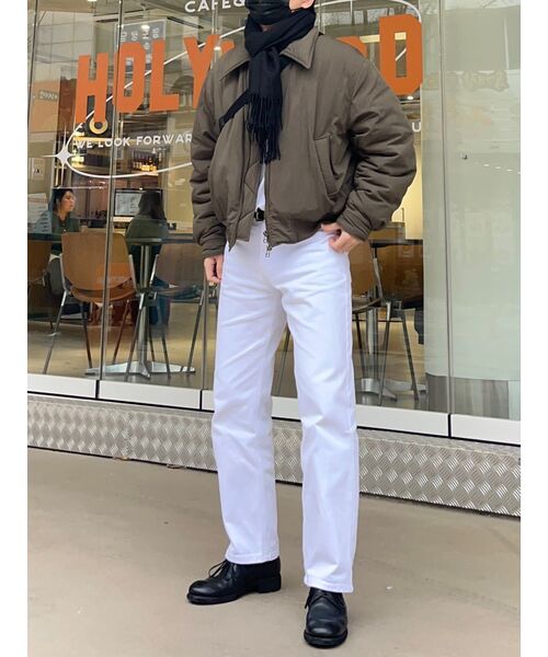 MAKEITTO（メイキット）の「デイリー ワイド ジーンズ (ホワイト)（デニムパンツ・メンズ・その他・S/M/L/XL）」の13枚目の写真