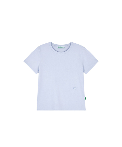 Bb' BENETTON(ビーフラットベネトン)の「ビビ スーパーシングルクルーネック半袖Tシャツ (Sky Blue)(Tシャツ/カットソー・レディース・その他・S)」の1枚目の写真