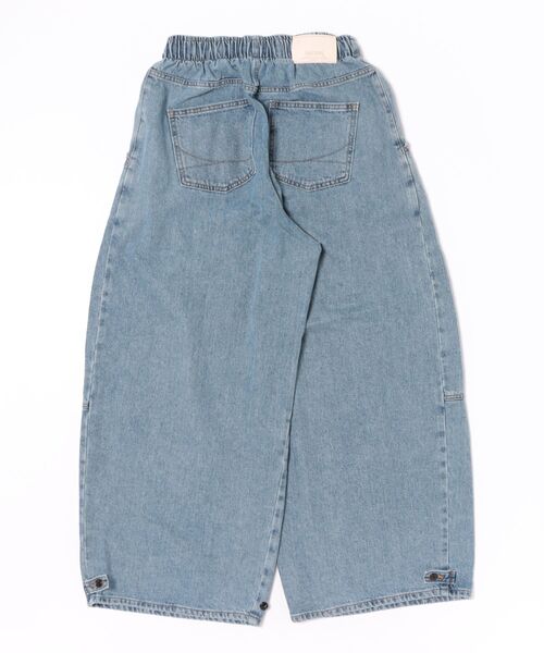 SOMETHING(サムシング)の「【GISELe 4月号掲載】atelier SOMETHING DRAWSTRING BALLOON WIDE/ウエストゴムバルーンワイドパンツ(デニムパンツ・レディース・インディゴブルー/ライトインディゴブルー・SMALL/MEDIUM)」の15枚目の写真