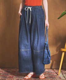 【GISELe 4月号掲載】atelier SOMETHING　DRAWSTRING BALLOON WIDE/ウエストゴムバルーンワイドパンツ