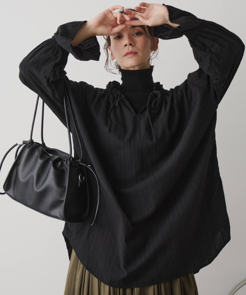 Libra Cue（リブラ キュー）の「マルチウェイショルダーバッグ（ショルダーバッグ・レディース・アイボリー/ブラック/ブラウン/ダークブラウン・FREE）」の14枚目の写真