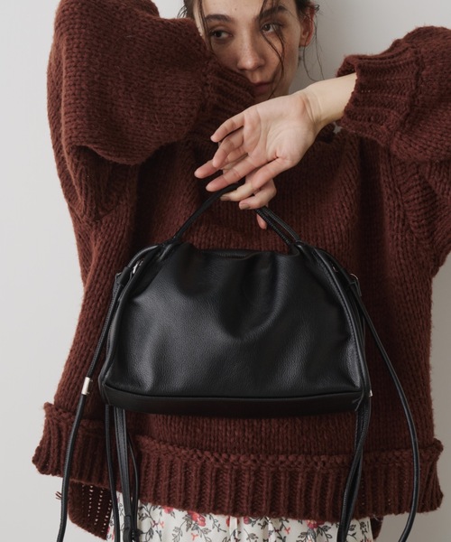 Libra Cue（リブラ キュー）の「マルチウェイショルダーバッグ（ショルダーバッグ・レディース・アイボリー/ブラック/ブラウン/ダークブラウン・FREE）」の15枚目の写真