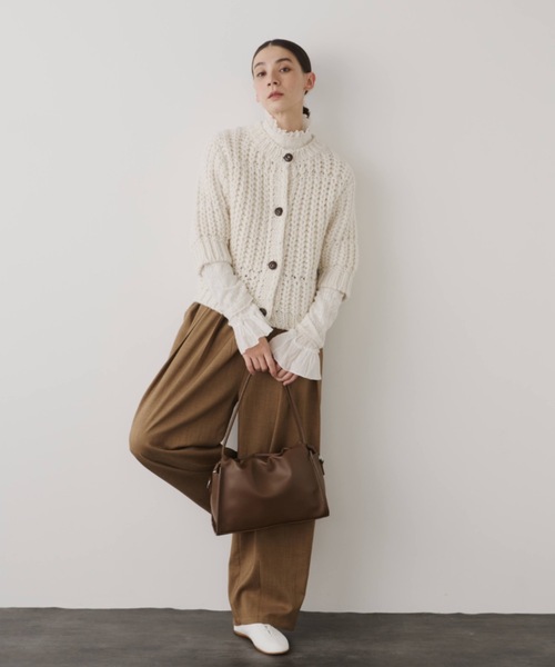 Libra Cue（リブラ キュー）の「マルチウェイショルダーバッグ（ショルダーバッグ・レディース・アイボリー/ブラック/ブラウン/ダークブラウン・FREE）」の6枚目の写真