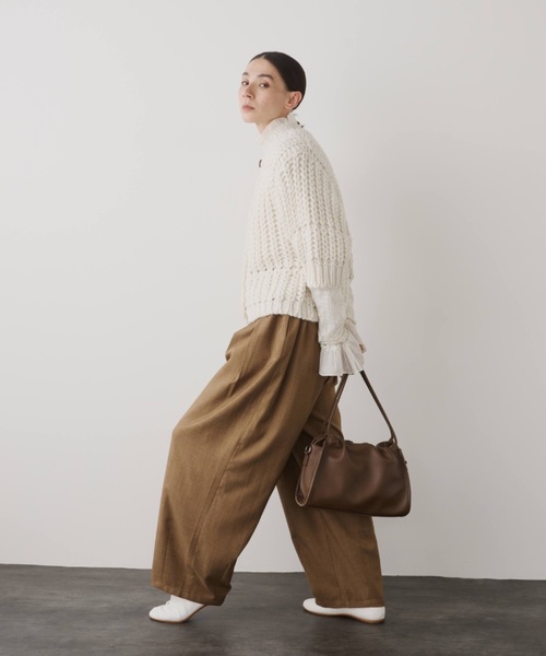 Libra Cue（リブラ キュー）の「マルチウェイショルダーバッグ（ショルダーバッグ・レディース・アイボリー/ブラック/ブラウン/ダークブラウン・FREE）」の7枚目の写真