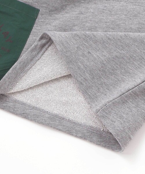 WASK（ワスク）の「バイカラーラグランロゴBIGトレーナー（スウェット・キッズ・オフホワイト/グレー・160cm/150cm）」の12枚目の写真