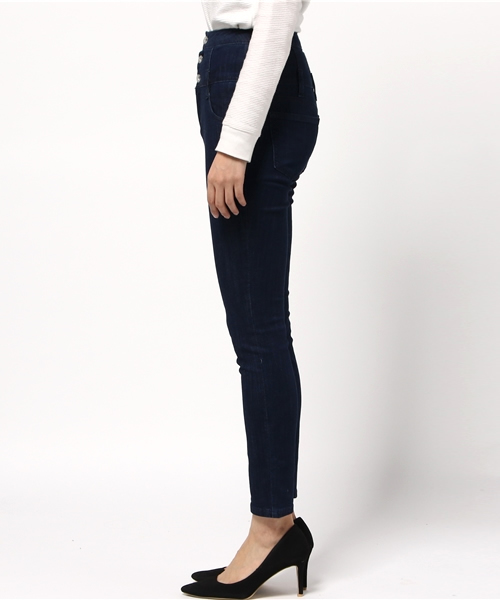 Heather(ヘザー)の「HEハイウエストスキニーFW3 709577(デニムパンツ・レディース・ワンウォッシュ/ブラック/ネイビー・MEDIUM/SMALL/X-SMALL)」の5枚目の写真