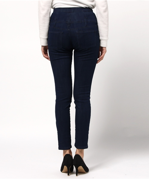 Heather(ヘザー)の「HEハイウエストスキニーFW3 709577(デニムパンツ・レディース・ワンウォッシュ/ブラック/ネイビー・MEDIUM/SMALL/X-SMALL)」の6枚目の写真
