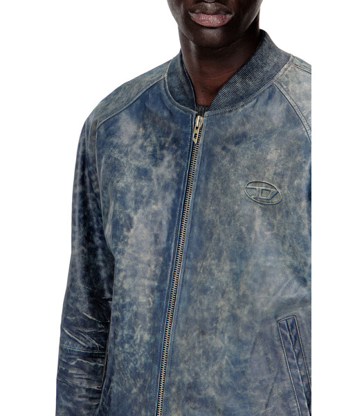DIESEL（ディーゼル）の「メンズ レザージャケット L-COBB（その他アウター・メンズ・ブルー系その他・48/50/46）」の3枚目の写真