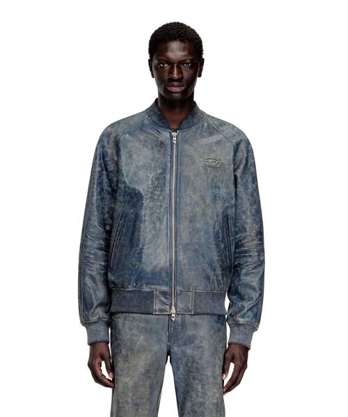 DIESEL（ディーゼル）の「メンズ レザージャケット L-COBB（その他アウター・メンズ・ブルー系その他・48/50/46）」の6枚目の写真