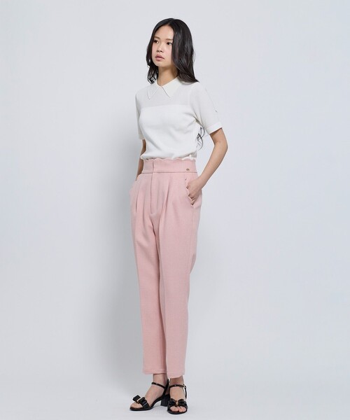 TOCCA(トッカ)の「HONEYCOMB MESH KNIT ニットトップス(ニット/セーター・レディース・ピンク系・MEDIUM/SMALL)」の5枚目の写真