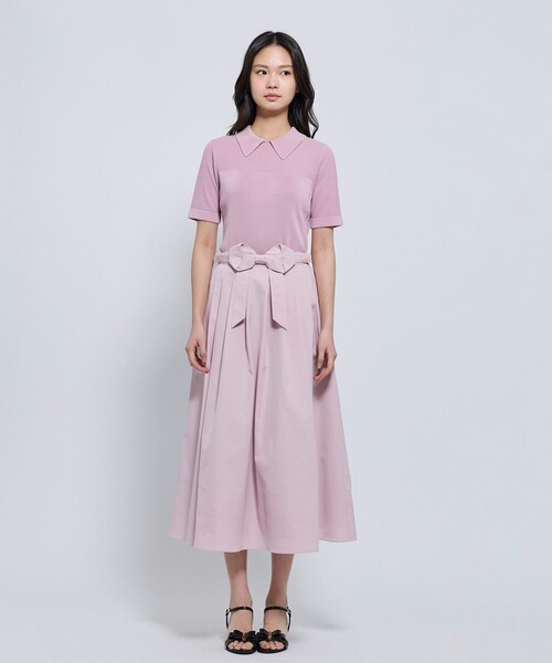 TOCCA(トッカ)の「HONEYCOMB MESH KNIT ニットトップス(ニット/セーター・レディース・ピンク系・MEDIUM/SMALL)」の9枚目の写真