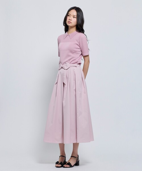 TOCCA(トッカ)の「HONEYCOMB MESH KNIT ニットトップス(ニット/セーター・レディース・ピンク系・MEDIUM/SMALL)」の10枚目の写真