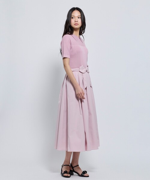 TOCCA(トッカ)の「HONEYCOMB MESH KNIT ニットトップス(ニット/セーター・レディース・ピンク系・MEDIUM/SMALL)」の11枚目の写真