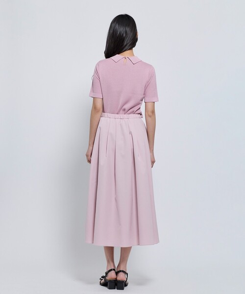 TOCCA(トッカ)の「HONEYCOMB MESH KNIT ニットトップス(ニット/セーター・レディース・ピンク系・MEDIUM/SMALL)」の12枚目の写真