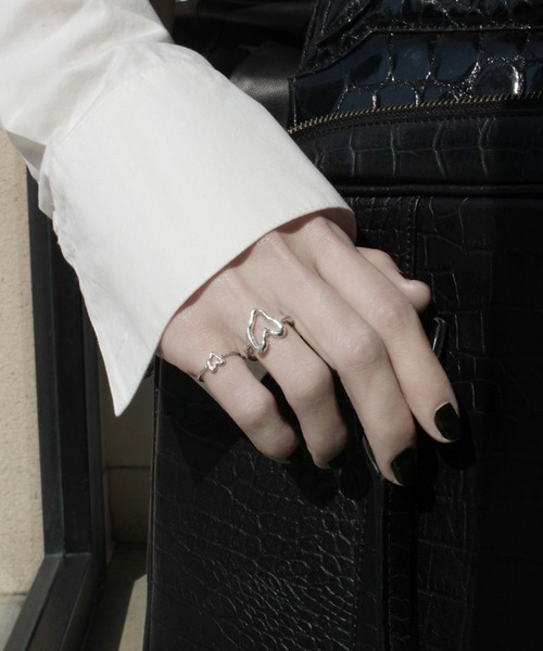 norme（ノーム）の「【SILVER925】ノーム オープン ハート リング /  norme open heart ring（リング・レディース・シルバー・M/S/L）」の21枚目の写真