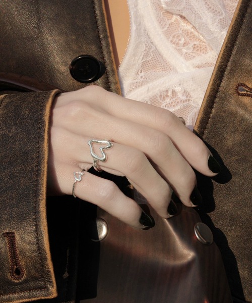 norme（ノーム）の「【SILVER925】ノーム オープン ハート リング /  norme open heart ring（リング・レディース・シルバー・M/S/L）」の16枚目の写真