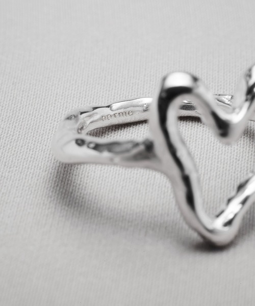norme（ノーム）の「【SILVER925】ノーム オープン ハート リング /  norme open heart ring（リング・レディース・シルバー・M/S/L）」の9枚目の写真